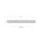 Gliderite Hardware 8-1/2 in. Satin Nickel Rounded Back Plate 6-1/4 in. Center to Center - 9343-160-SN 9343-160-SN-1 - alternate 2